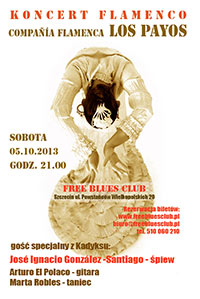 Szczecin, koncerty, FBC, Free Blues Club, LOS PAYOS Compañia Flamenca - Flamenco Tres, w Szczecinie