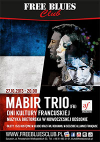 Szczecin, koncerty, FBC, Free Blues Club, MABIR Trio, w Szczecinie