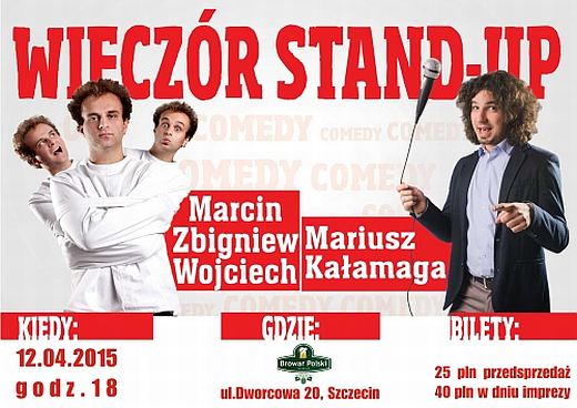 ARCHIWUM. Szczecin. Imprezy. 12.04.2015. Śmiech na Sali – Szczecińska Liga Stand-Up :: Wielki Finał @ Klub Muzyczny Browar Polski